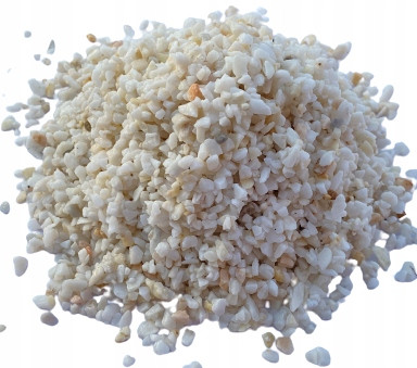 30 Kg Štěrk Stelivo Bílé Krémové Do Akvária 2-4mm