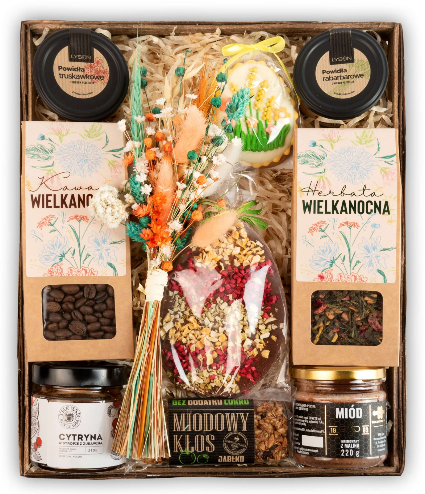 Velký Dárkový Košík Velikonoční cukroví dárek