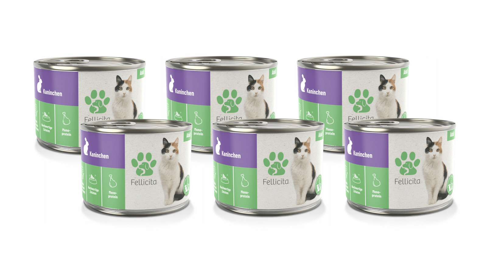 Fellicita Cat Pure Kaninchen králík 6x200g pro kočky