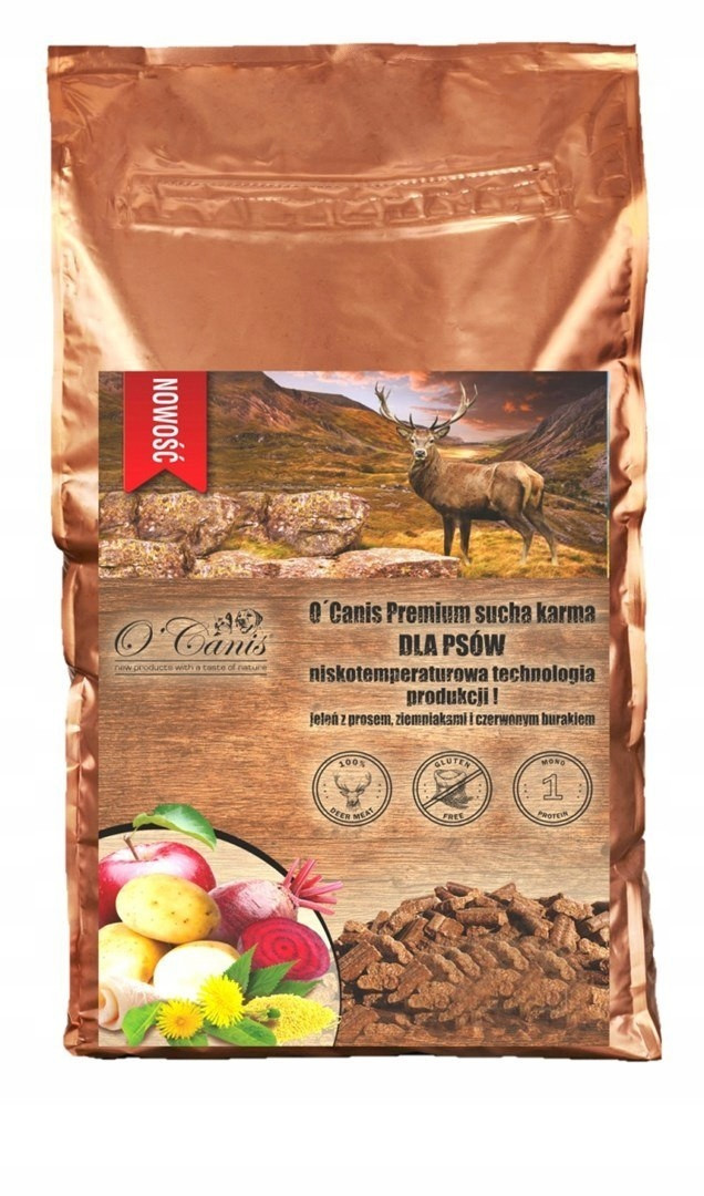 O'Canis Premium jelen,brambor,červená řepa pro psa 1,5 kg