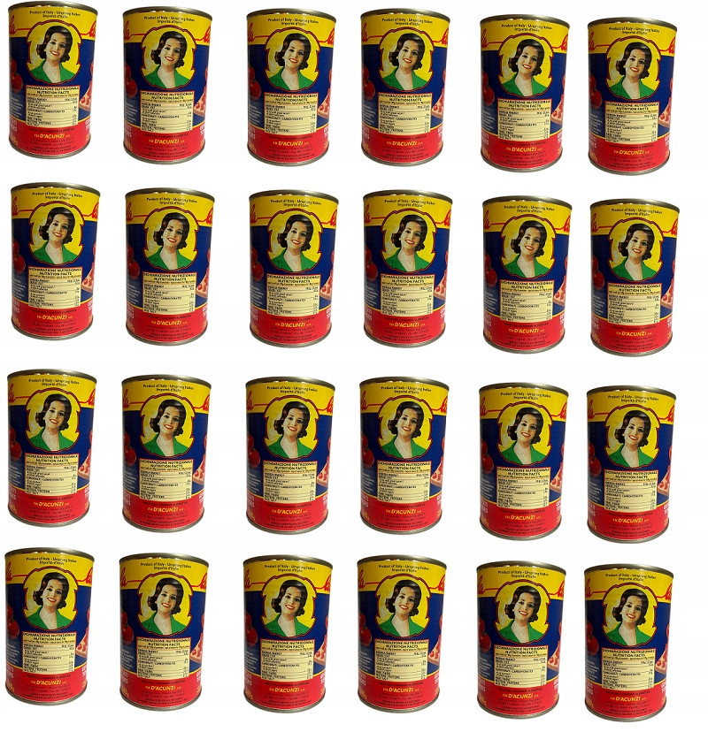 italská rajčata Pelati Interi 400g La Carmela celá bez slupky svařák