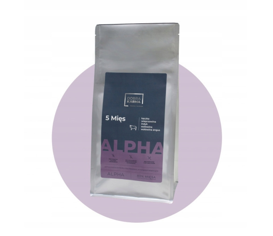 Krmivo krmivo DobraKARMA Alpha 5 mas 10 kg