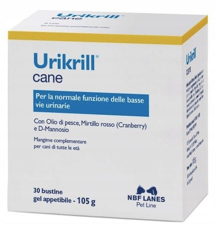 Urikrill cane 30 sáčků Nbf Lanes na dolní močové cesty vašeho psa