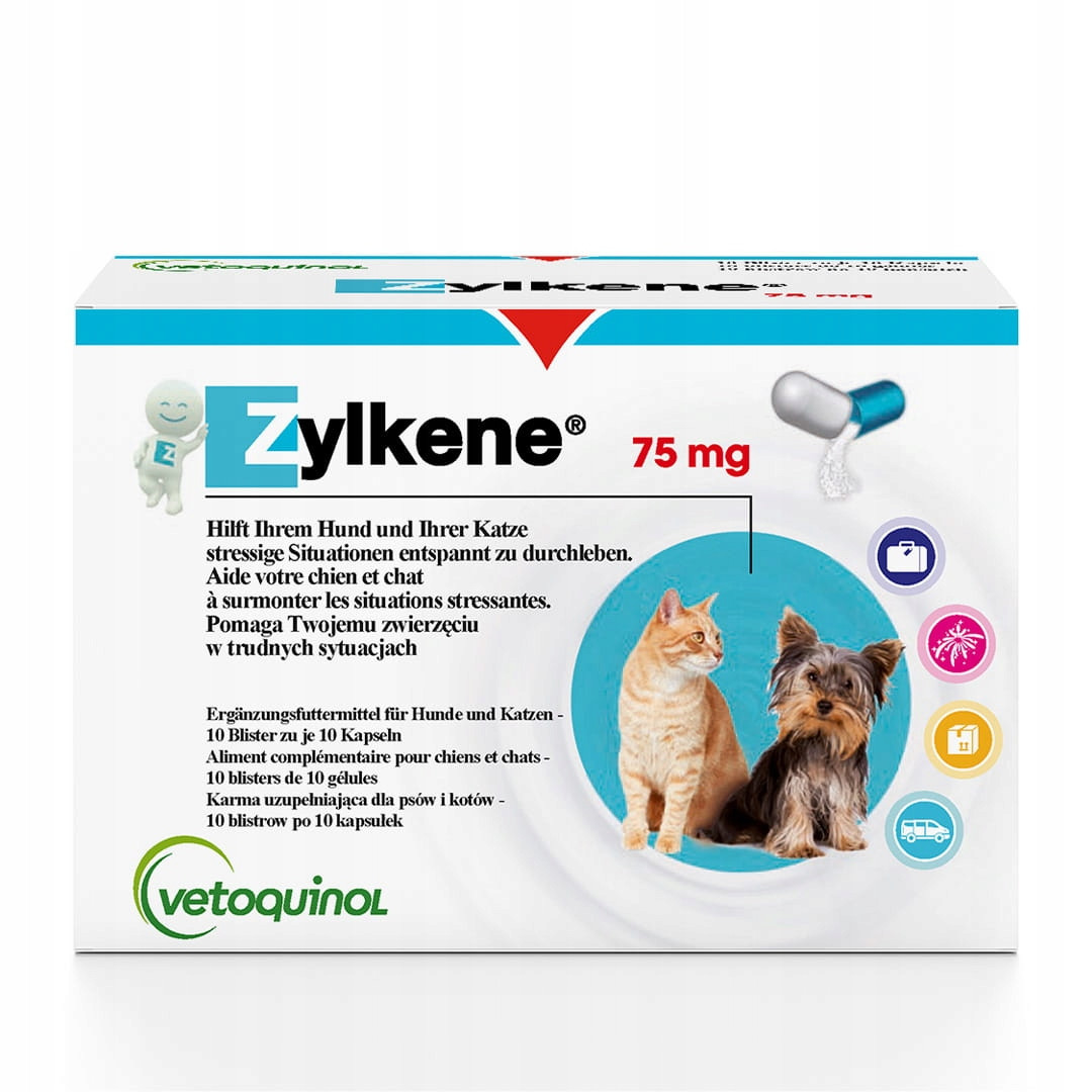 Zylkene pro psy na uklidnění 100 ks typ: pro psy malých plemen 75 mg