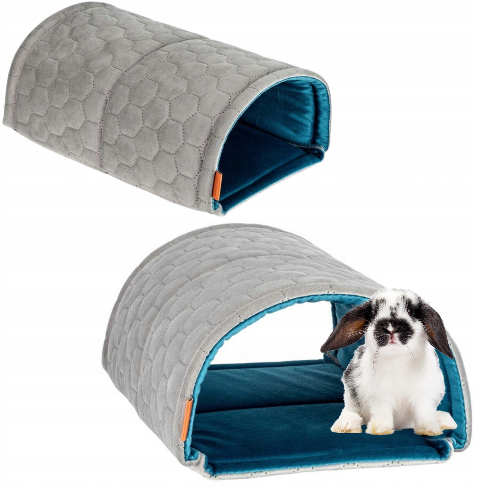 Tunel Budka 2 Vstupy pro králíky Fretek Gryzoni Morčata 22x35cm