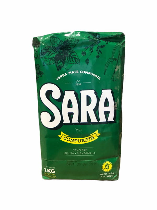Yerba Mate Sara Compuesta con hierbas 1000g