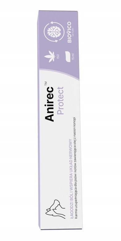 Biovico Anirec Protect 15ml Cbd pasta Konopný olej pro psa a kočku