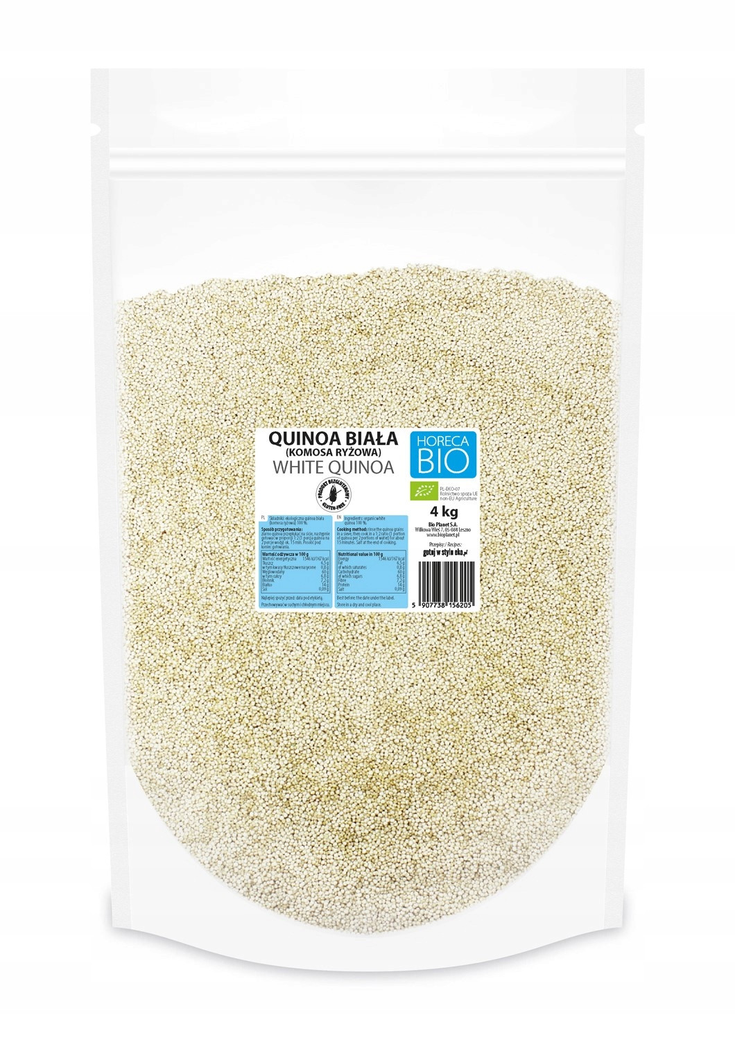Horeca quinoa bílá (quinoa) bezlepková bio 4 kg