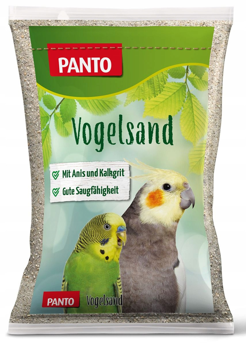 písek pro papoušky a exotické ptactvo Panto s mušlemi a anýzem 25 kg