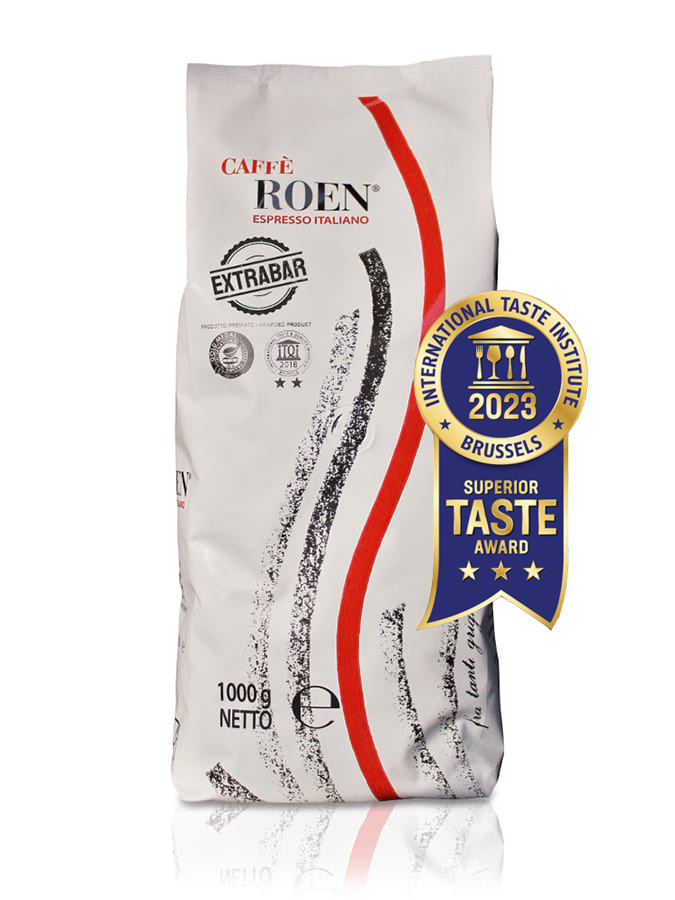 Káva zrnková Italská smíšená 80% arabica 20% robusta Caffe Roen 1000 g 1 kg