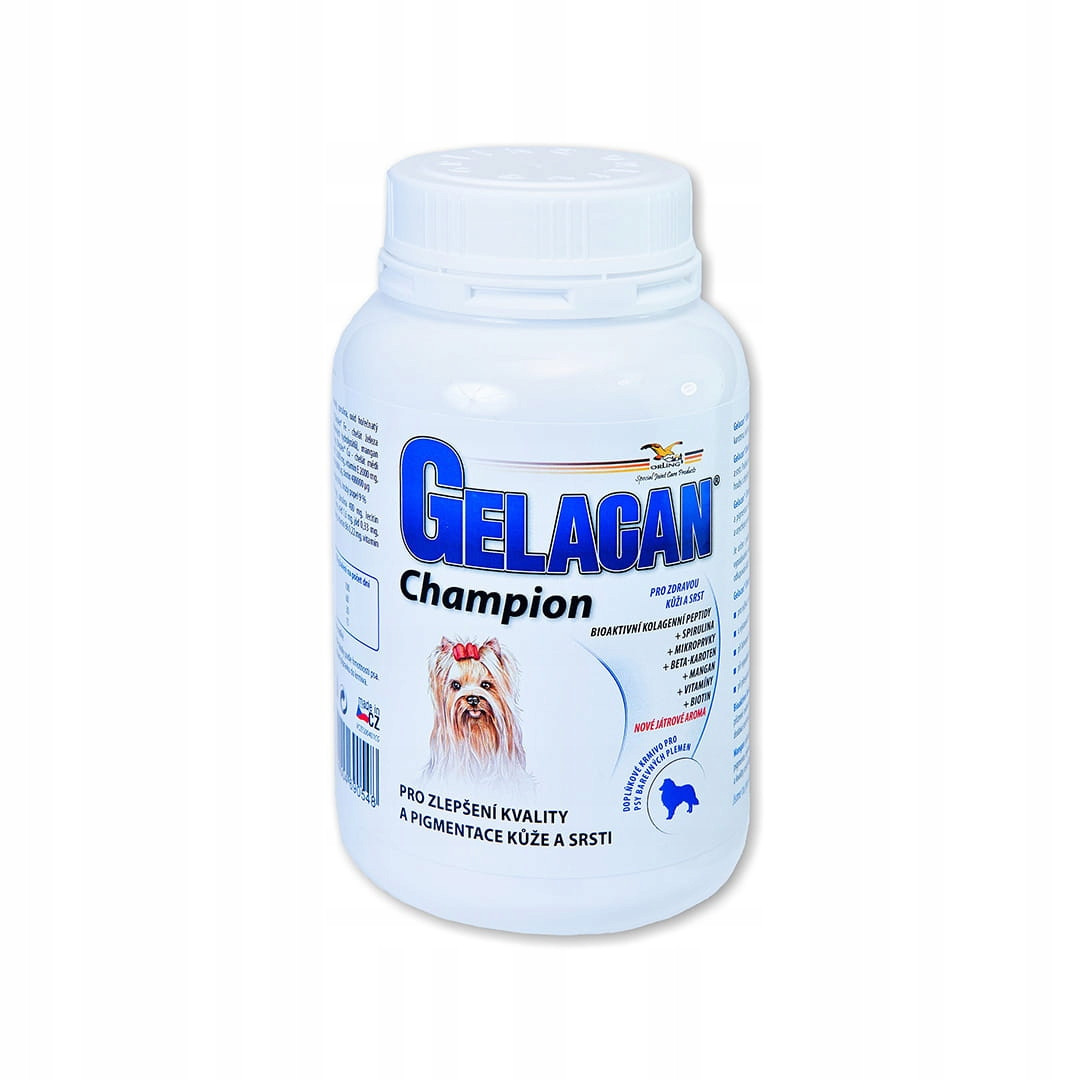 Gelacan Champion Color živiny pro barevné psy velikost 500 g