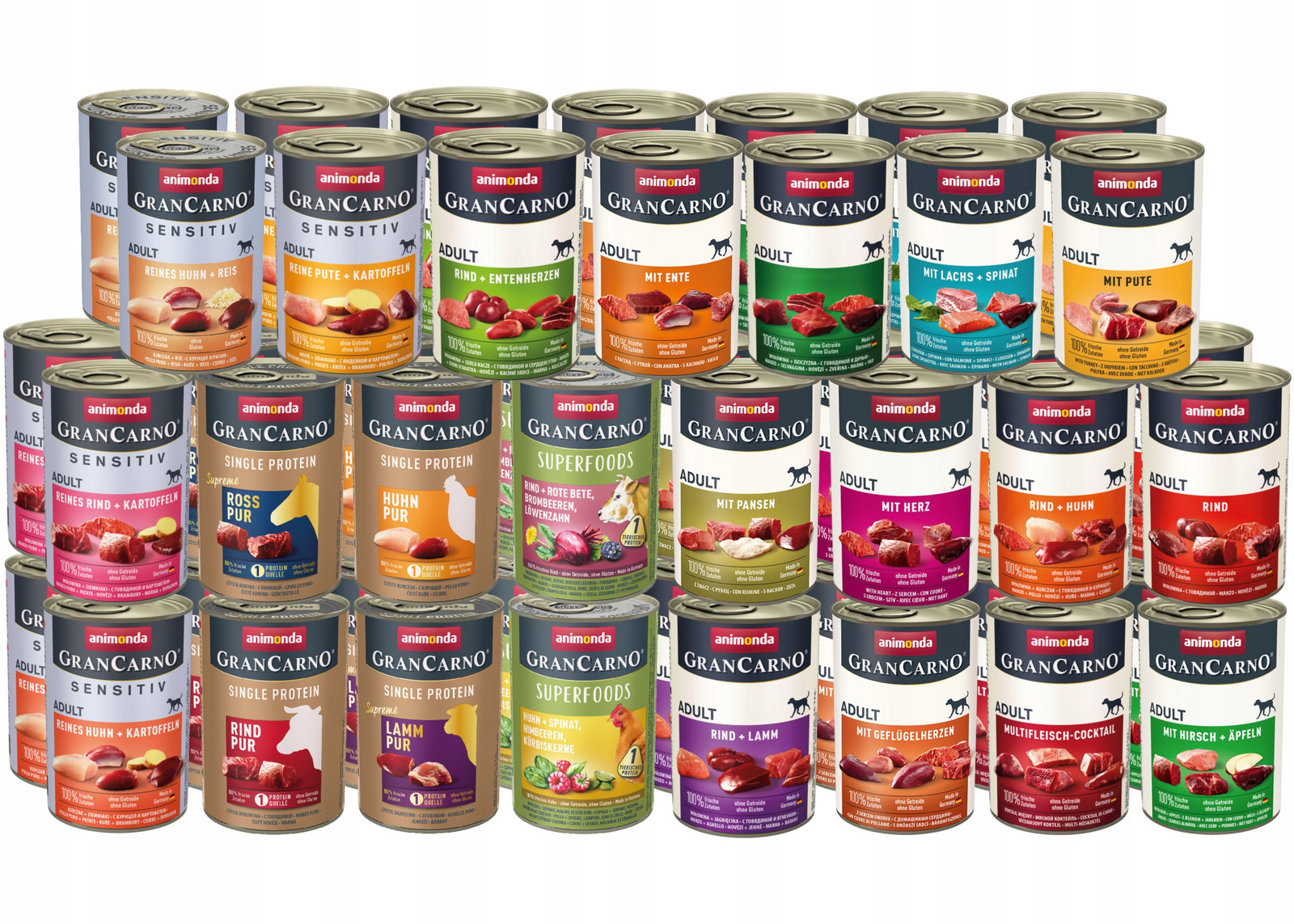 Animonda Pes GranCarno Set 46x400g MIX všech 23 příchutí!