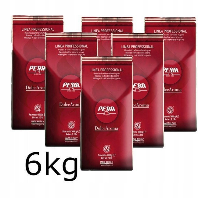 Zrnková káva Pera Dolce Aroma 100% Italská 6kg