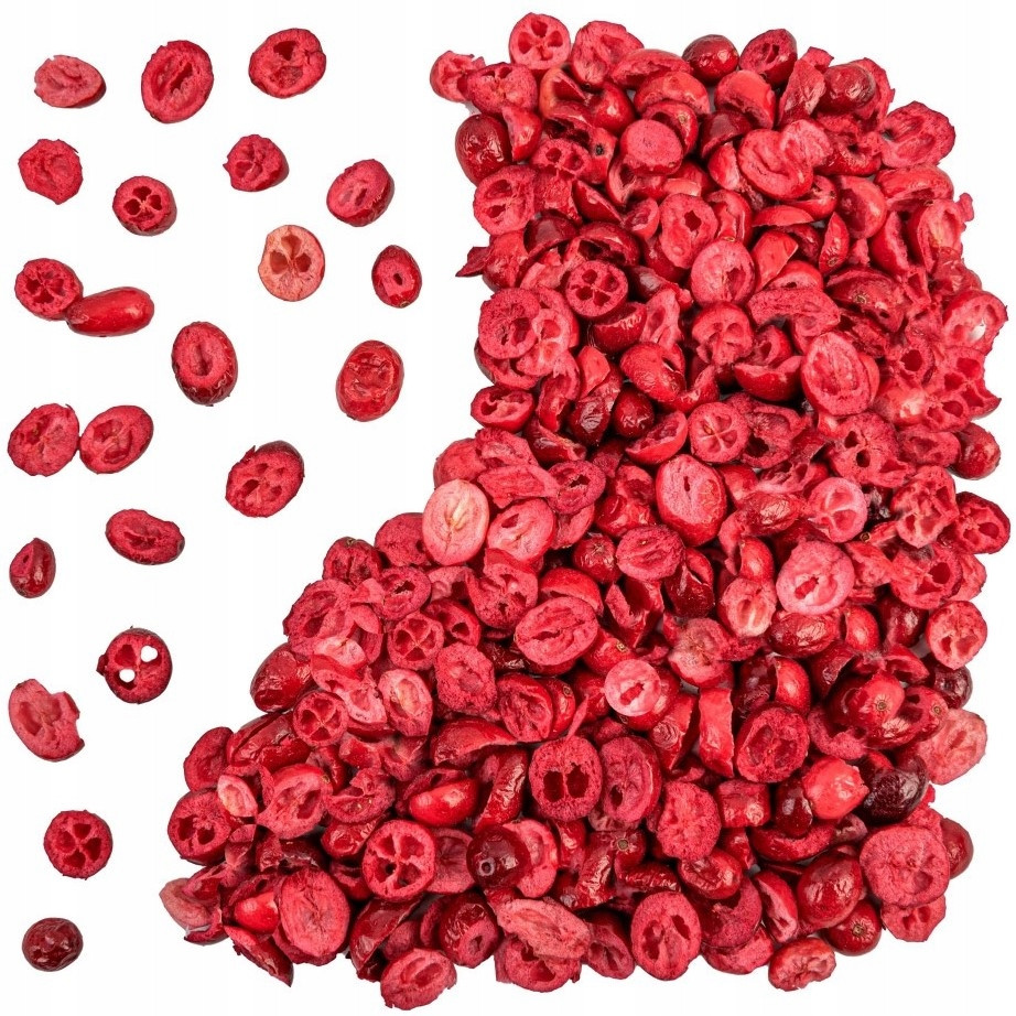 Brusinky Lyofilizované lyofilizované brusinky 200 g celé půlky křupavé