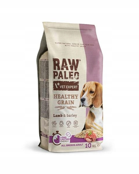VetExpert Raw Paleo adult Healthy Grain Lamb & Barley 10 kg