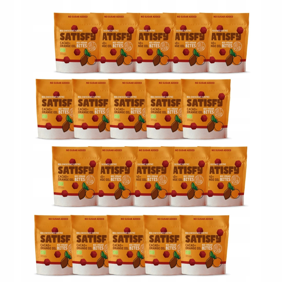 20x Bio Vegan Bites čokoláda pomeranč 120g
