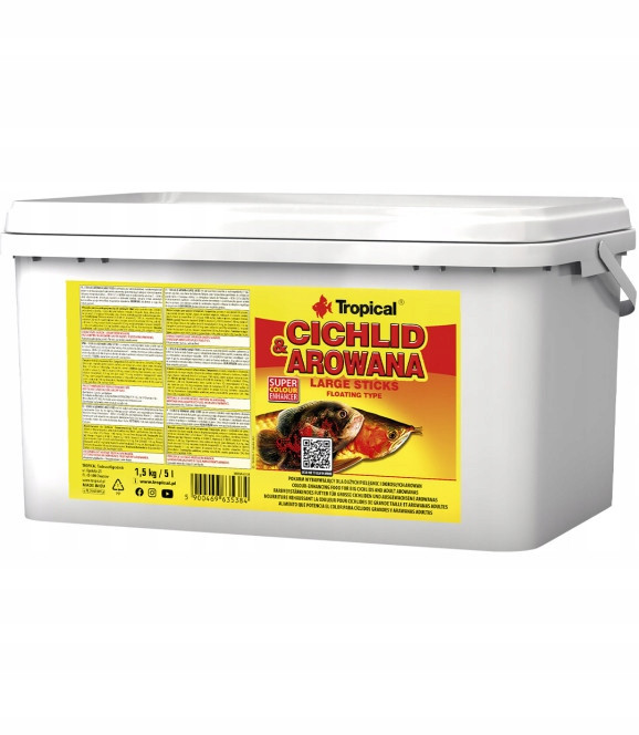 Tropical Cichlid & Arowana L Vícesložkové tyčinky 5 l 1,5 kg