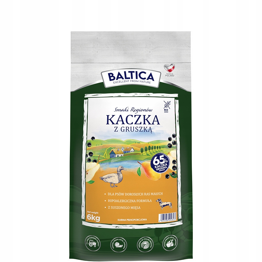 Baltica Kachna s hruškou 6kg Xs/s bez obilovin