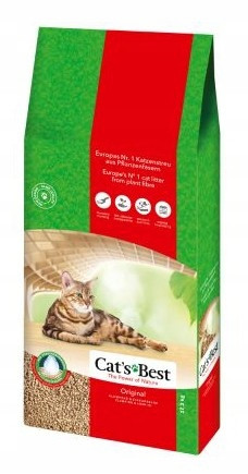 Cat's Best Stelivo přírodní pro kočky Original (Eco Plus) 40L 17,2kg
