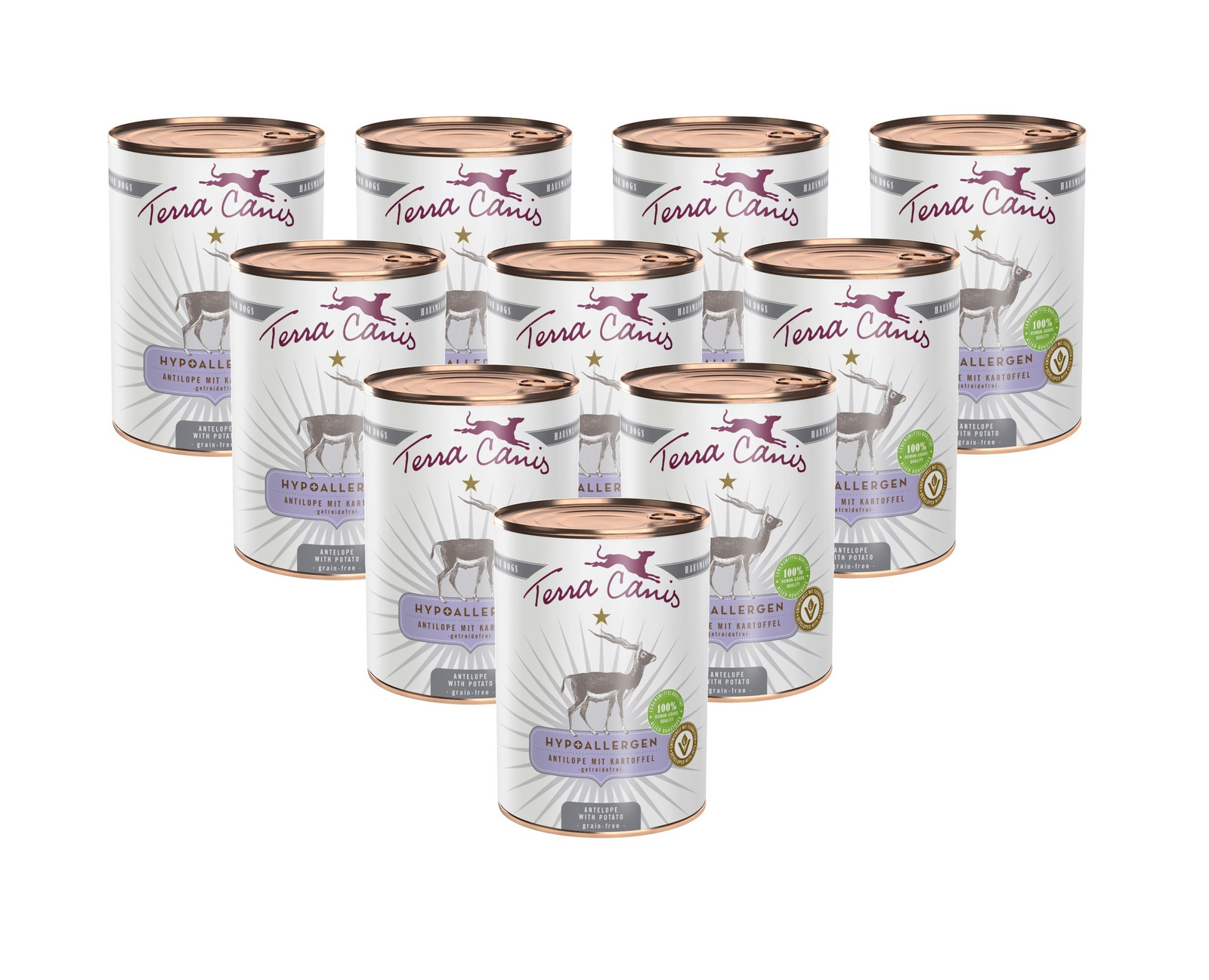 Terra Canis Hypoallergenic Antilopa zemi. 10x400g