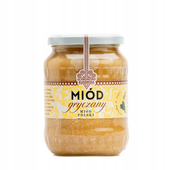 Pohankový med 710 ml/1 kg polský Schronisko Bukowina přírodní