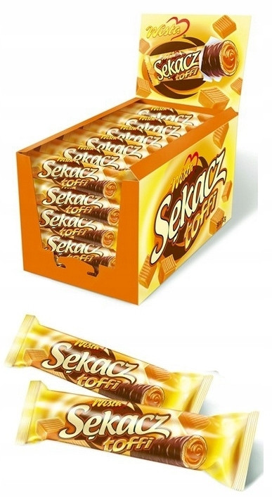 Wisła Sukáč Toffi v čokoládě 32g Opak 38 Kusů