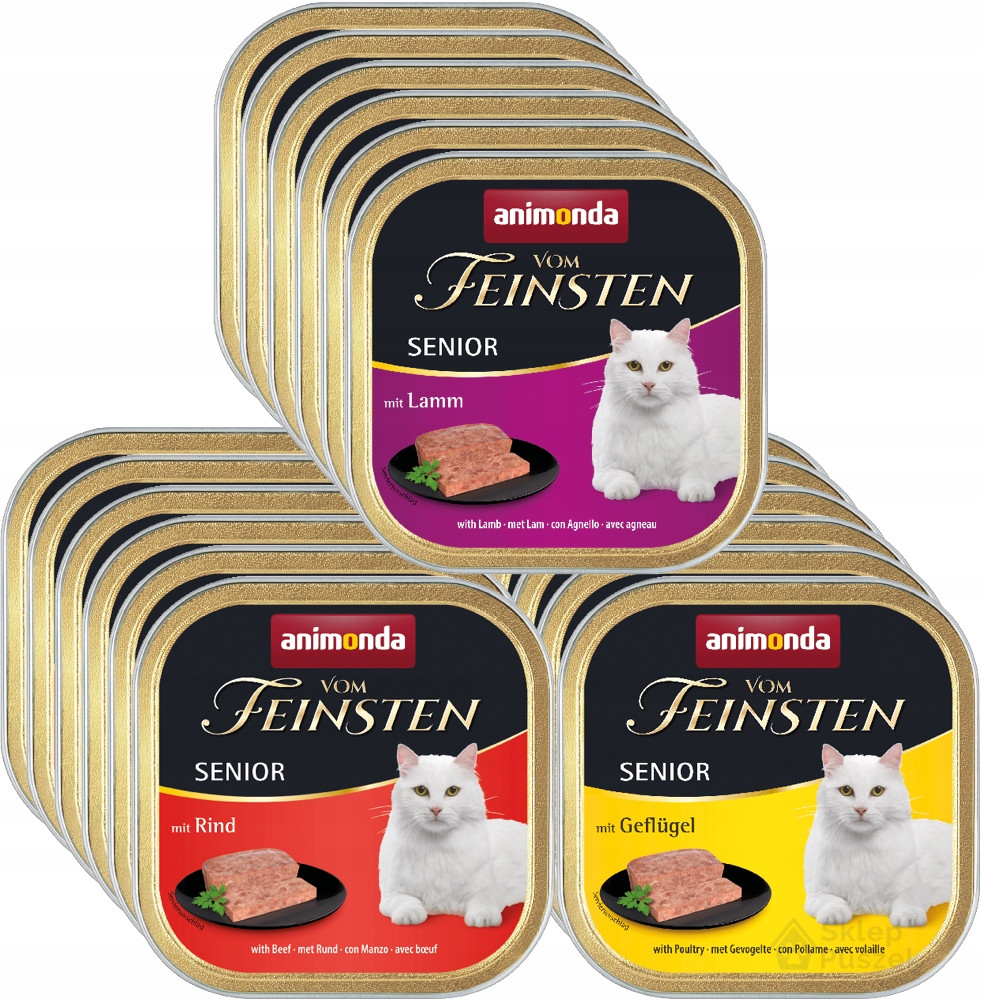 Animonda Kočka vom Feinsten Senior tác 48x100g mix chutí
