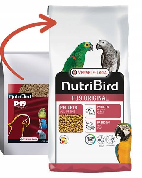 VL NutriBird P19 Original- extrudy pre chov, preperovanie a zvýšené nároky