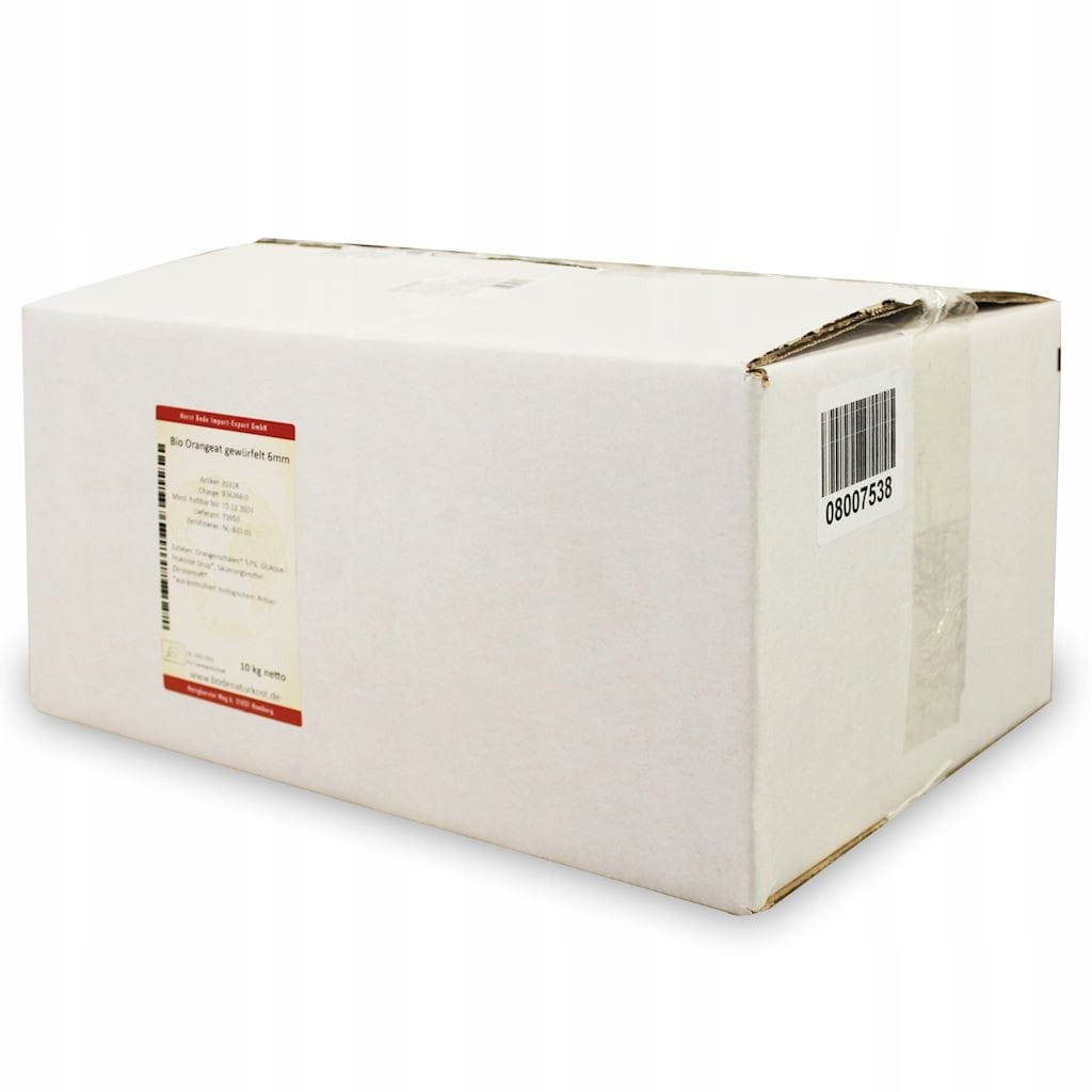Pomerančová Kůra Kandovaná Bio 10 kg Horeca