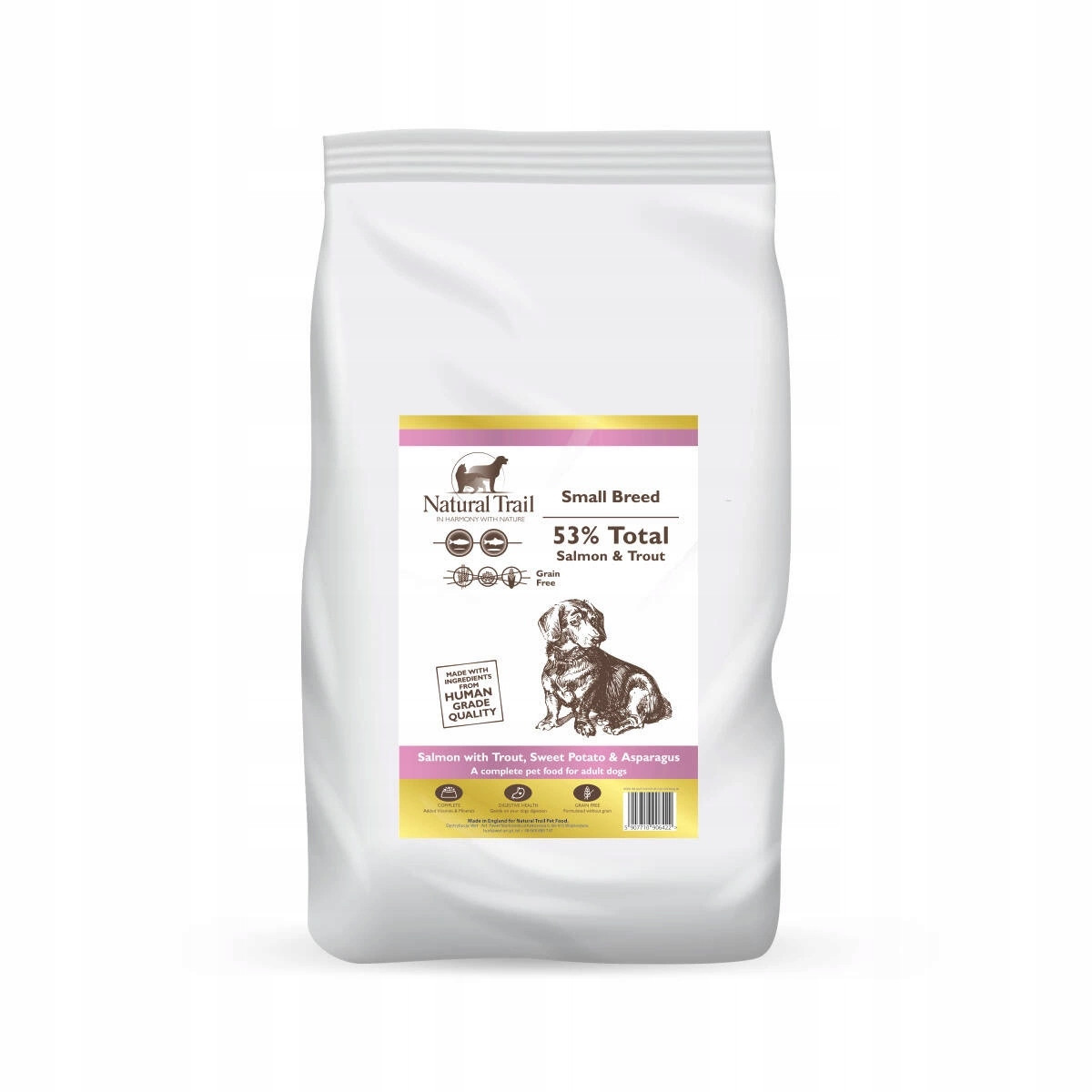 Natural Trail Grain Free suché krmivo pro psy malých plemen Losos 6 kg