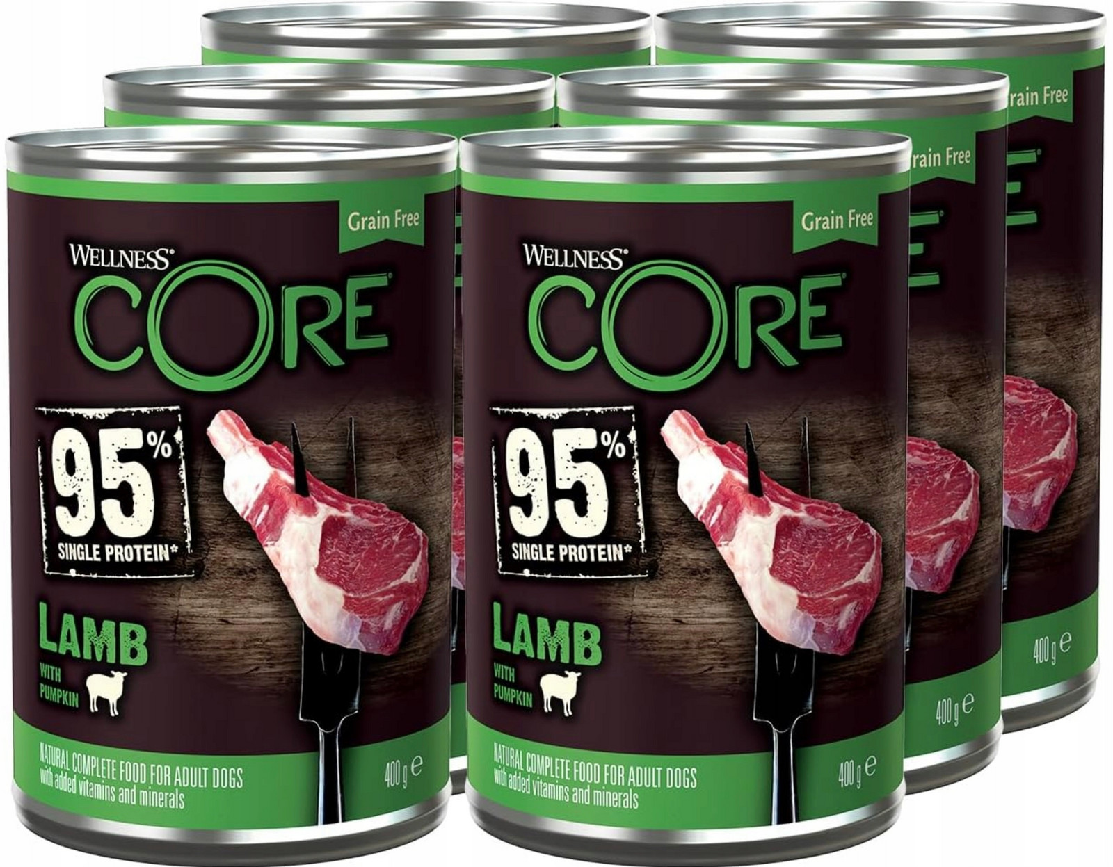 Wellness Core krmivo mokré jehněčí 2,4 kg