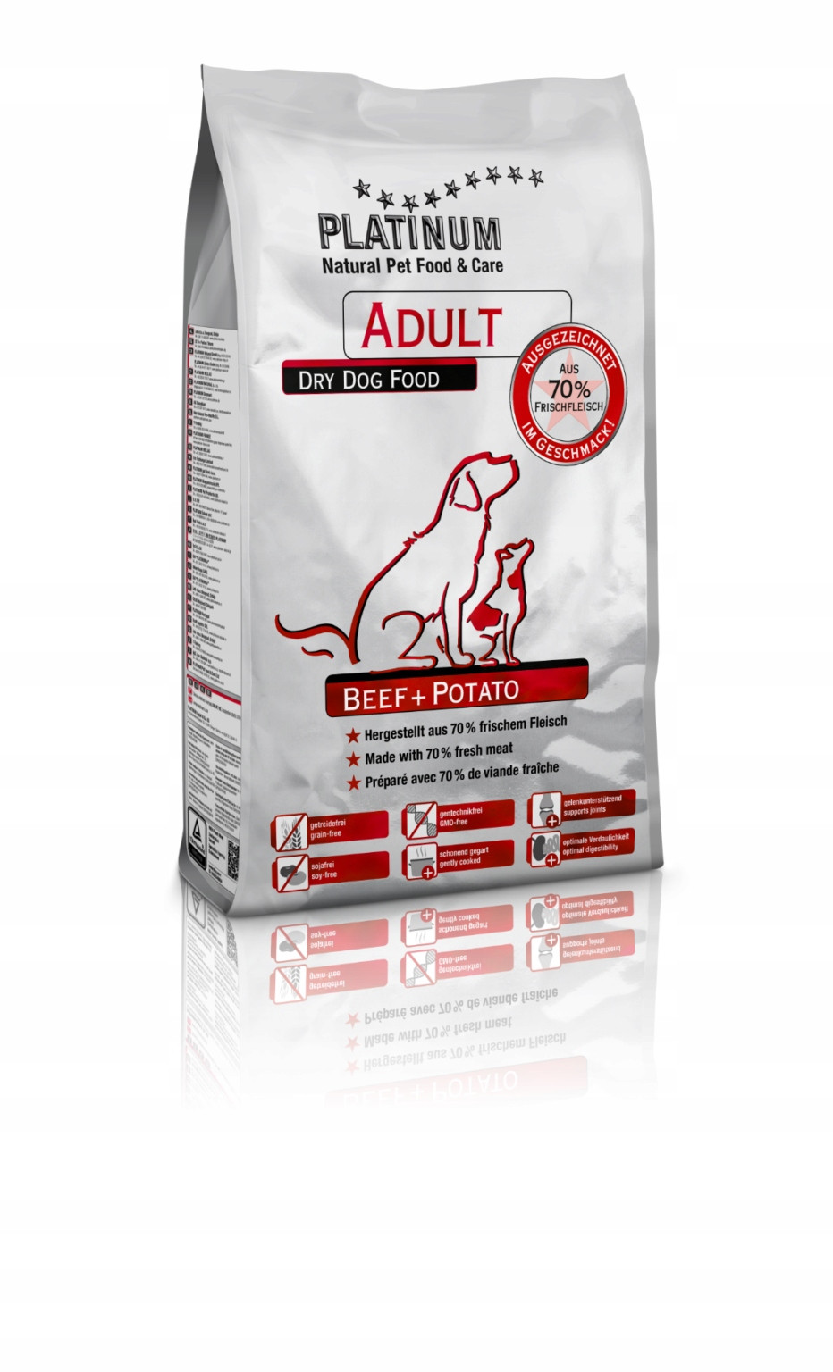 Suché krmivo Platinum hovězí brambor 5 kg