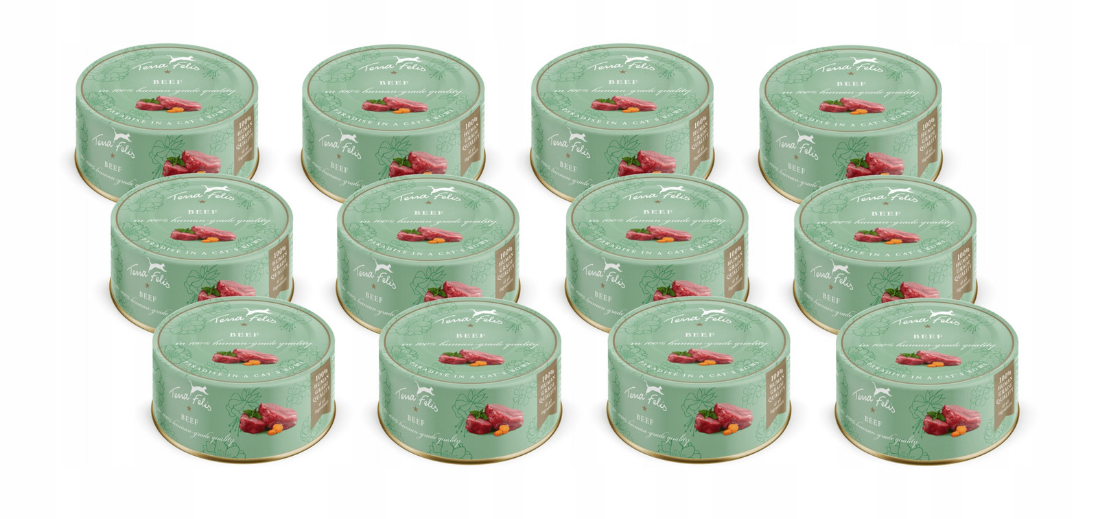 Terra Felis Hovězí 12x80g pro kočky