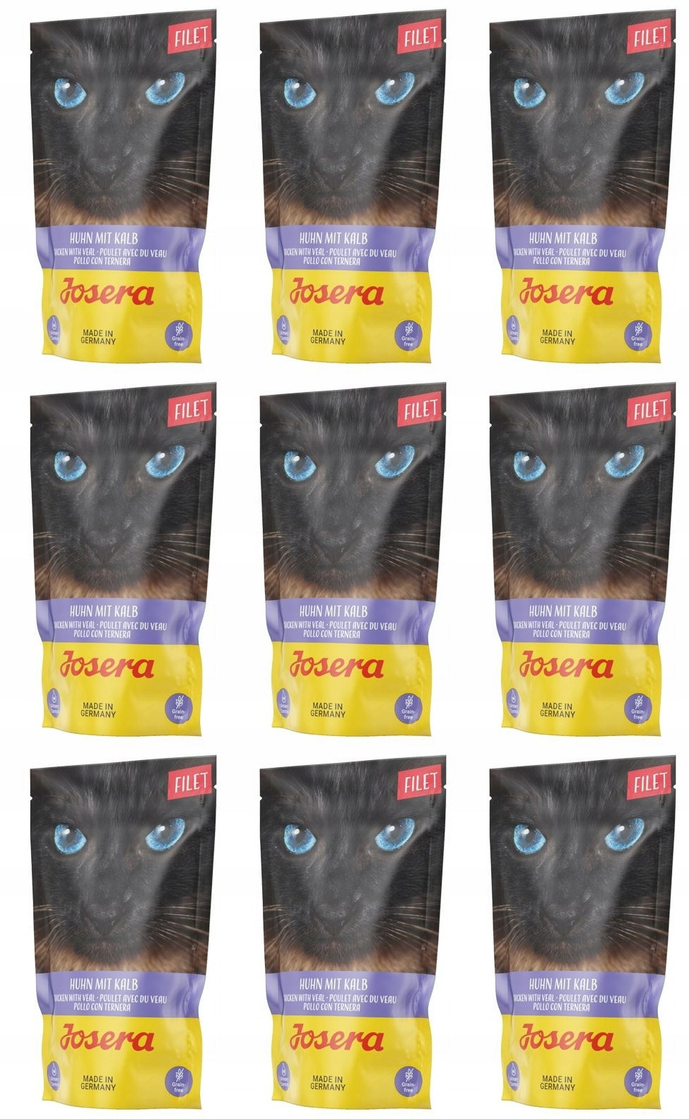 Josera Filet 16 x 70 g - kuřecí s telecím