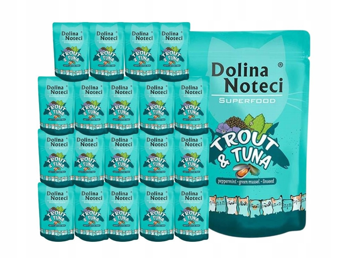 Dolina Noteci Superfood 10 x 85 g - pstruh a tuňák