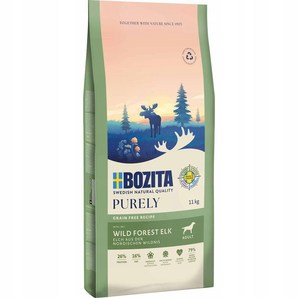 Bozita Grain Free Moose - výhodné balení: 2 x 11 kg