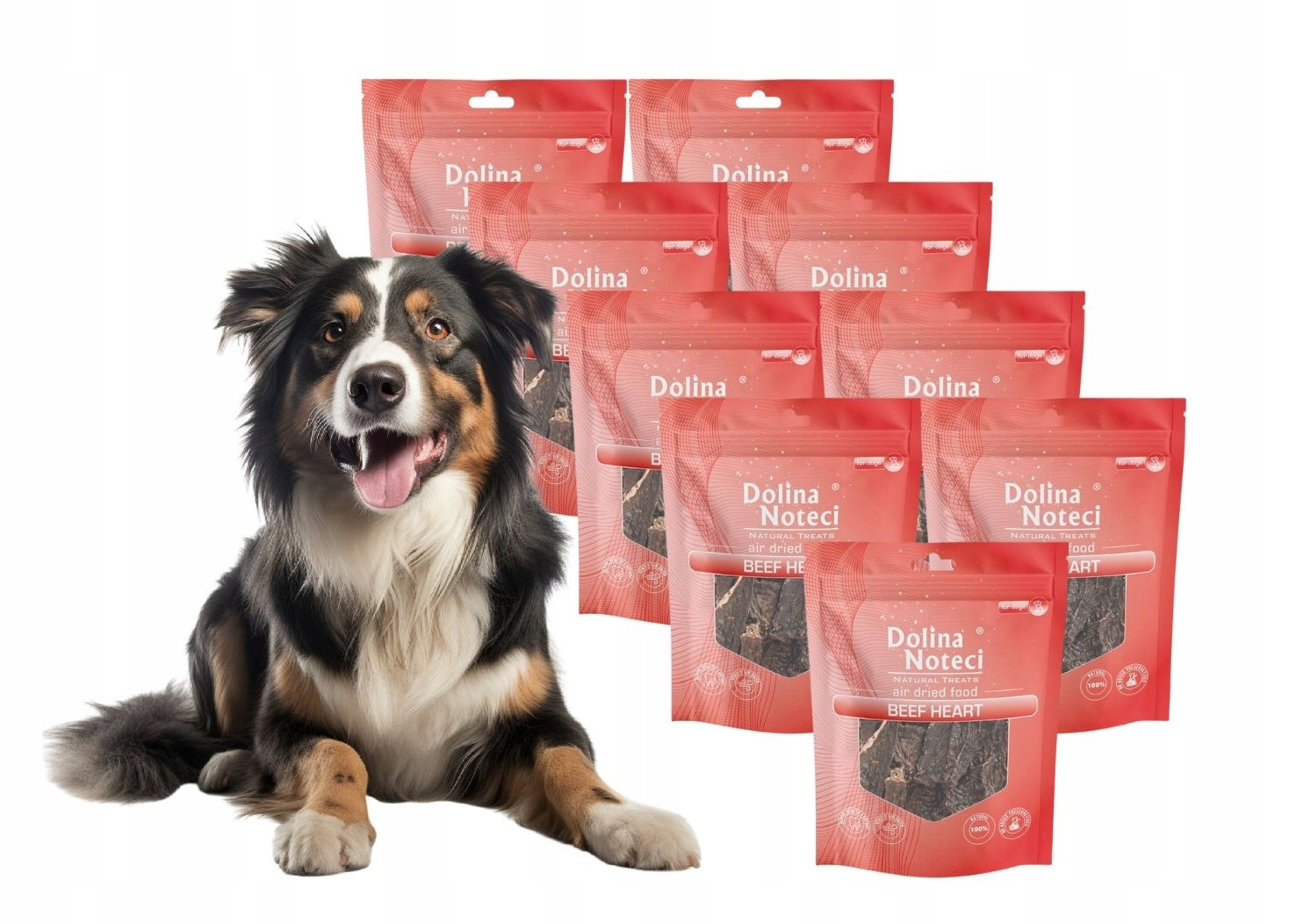 Dolina Noteci Natural Treats Beef Heart  - 100 g