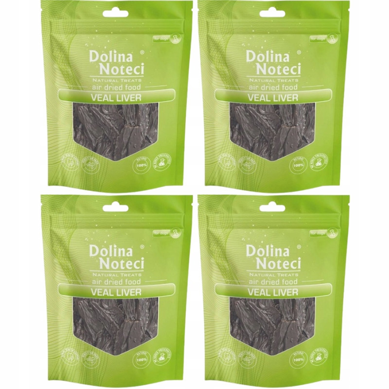 Dolina Noteci Natural Treats Calf Liver - výhodné balení: 3 x 150 g