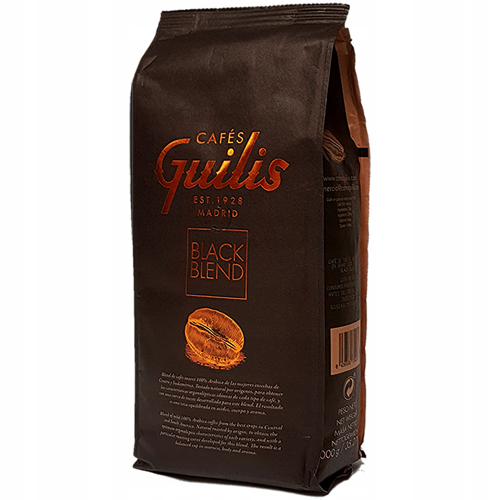 Zrnková káva Black Blend 100% Arabica 1kg