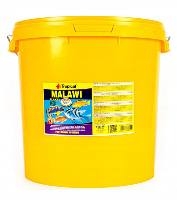 Tropical Malawi – Krmivo pro tlamy, kbelík 21 l, 4 kg