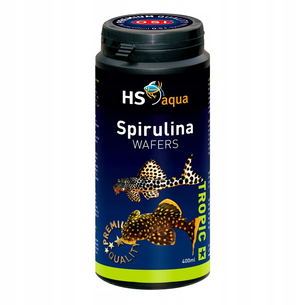 Hs Aqua Spirulina Wafers 400 ML krmivo pro ryby (0030194)