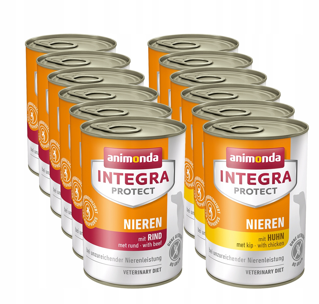 Animonda Integra Protect Renal (Nieren) 12x400g mix chutí (ledviny)