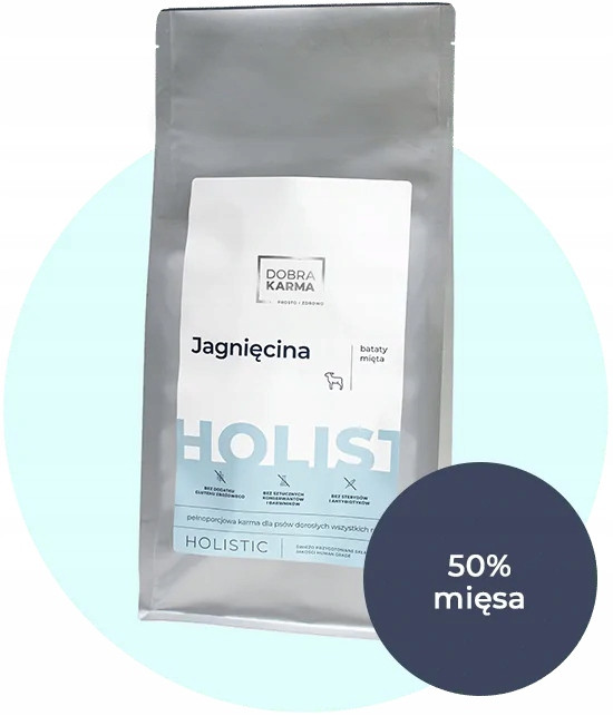 Dobra Karma pro psa suché 50% masa Jehněčí 2kg hypoalergenní bez obilovin