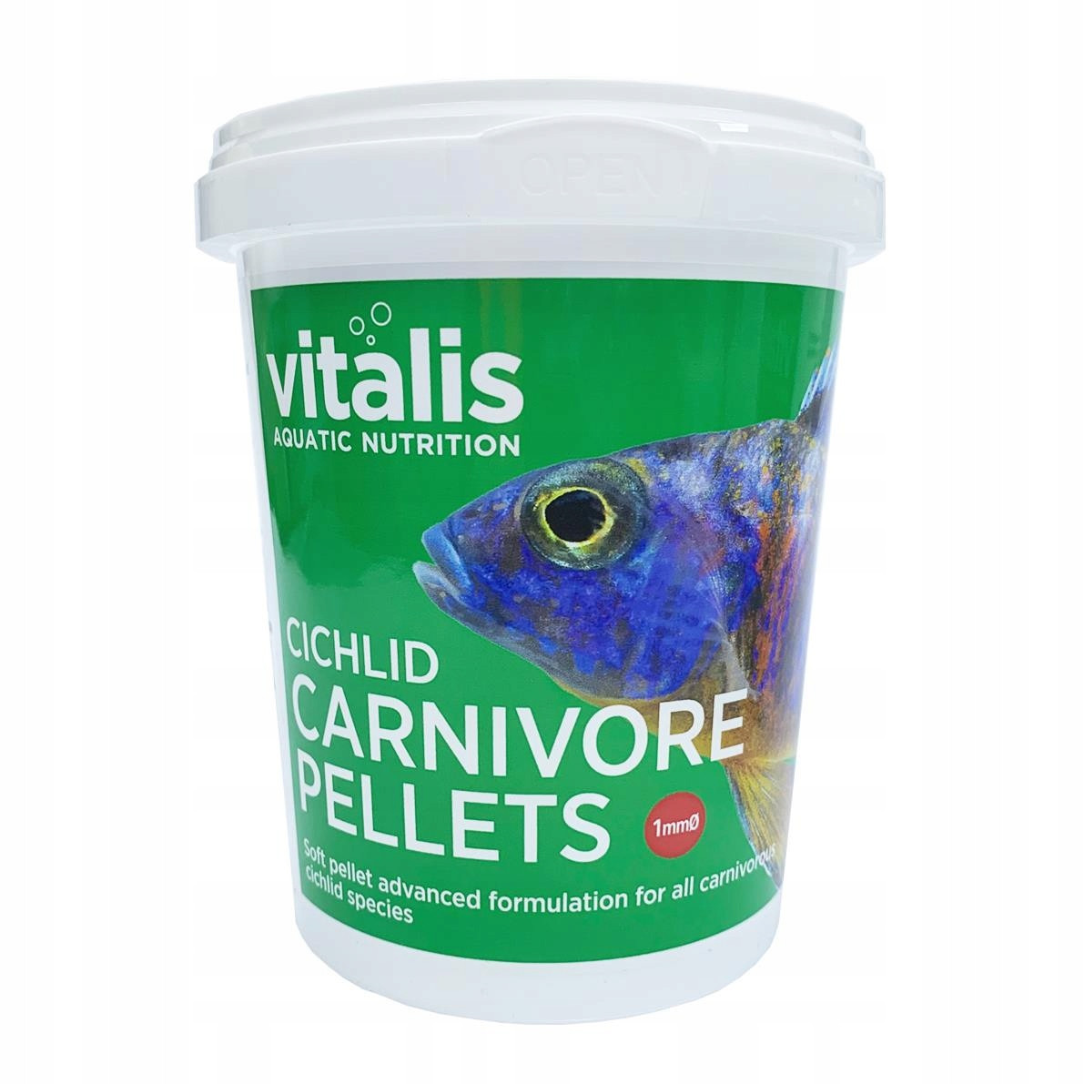 Vitalis Cichlid Carnivore Pelety 1MM 260G