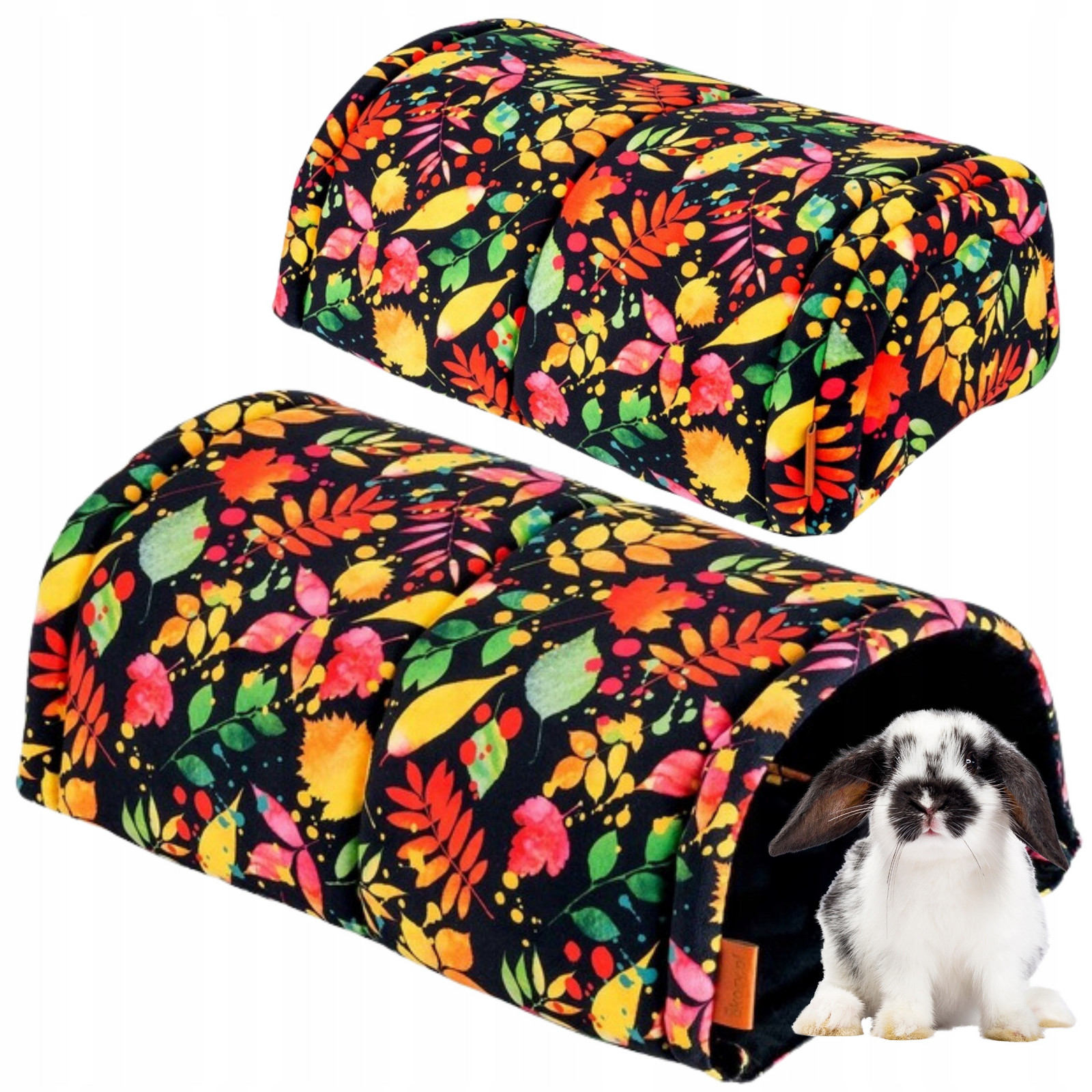 Tunel Budka Domeček pro králíka Prasátka Hlodavce Vzory Barevný 28x40x20 uKory