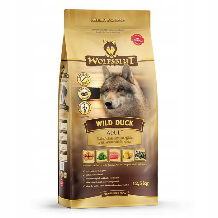 Wolfsblut Divoká Kachna 12,5 Kg.