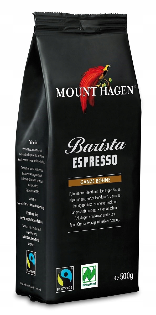 Mount hagen káva káva arabica/robusta barista espresso fair trade bio