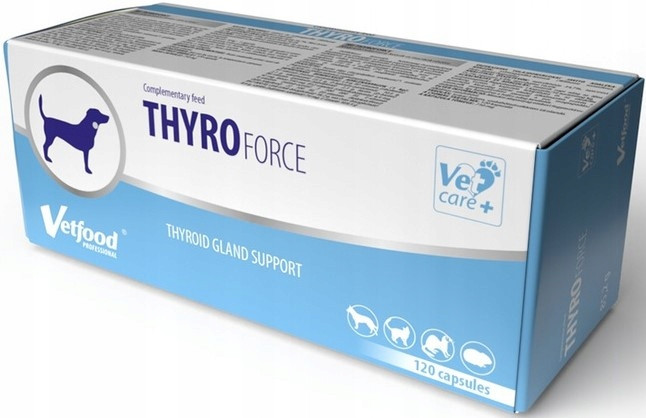 VetFood Thyroforce 60 kapslí 3 Blistry