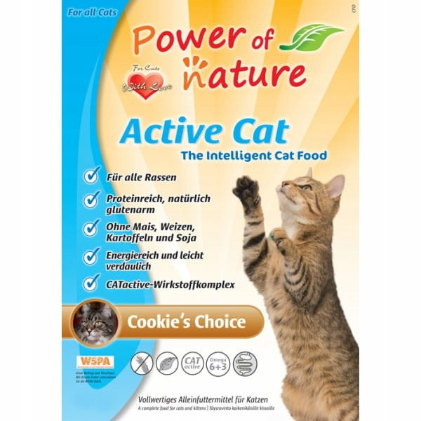 Active Cat Cookie's Choice kuře, hnědá rýže 2 kg