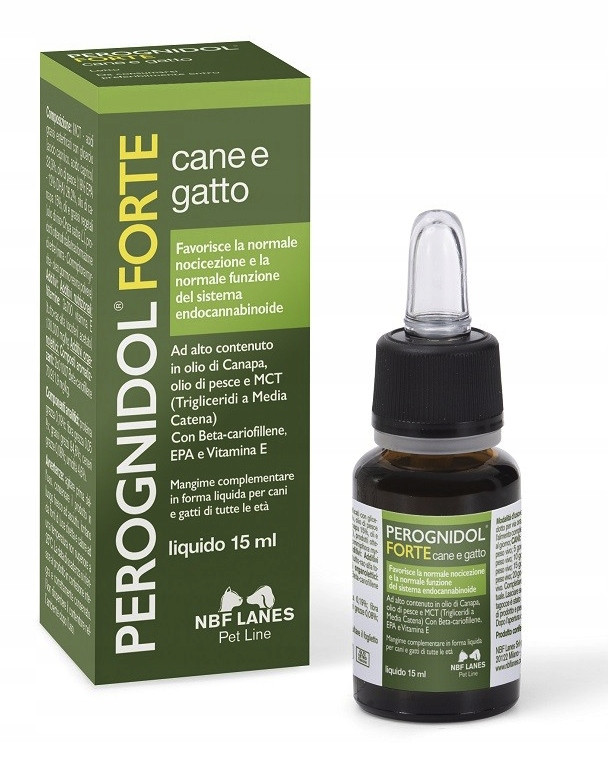 Perognidol Forte Cane e Gatto 15ml Nbf Lanes Calm for vet -klid, kapky